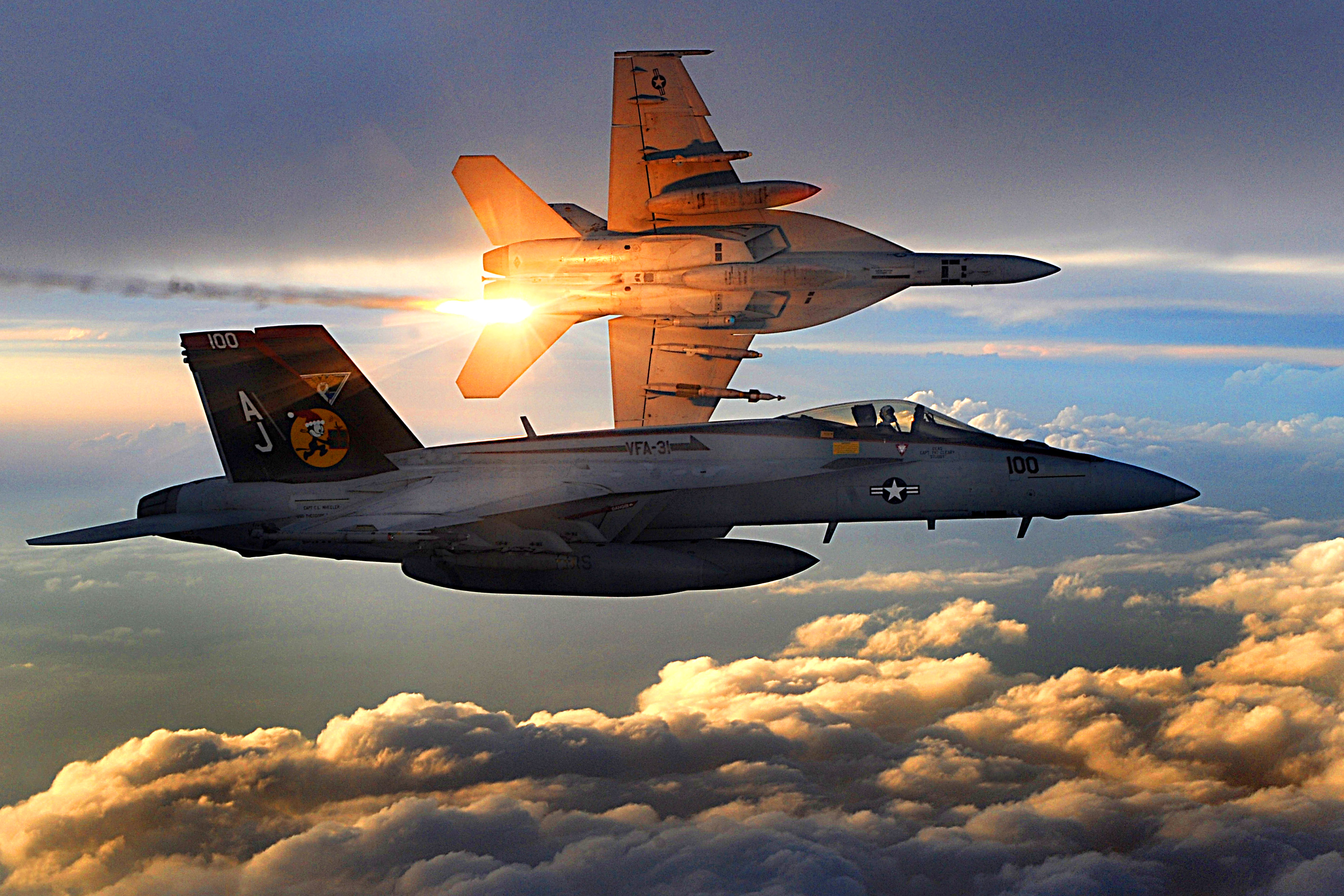 McDonnell Douglas F/A-18 Hornet Military Airplane HD POSTER 